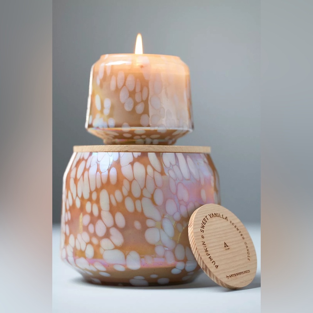 New Anthropologie The Gather Mini Candle: Pumpkin & Sweet Vanilla - Picture 3 of 3